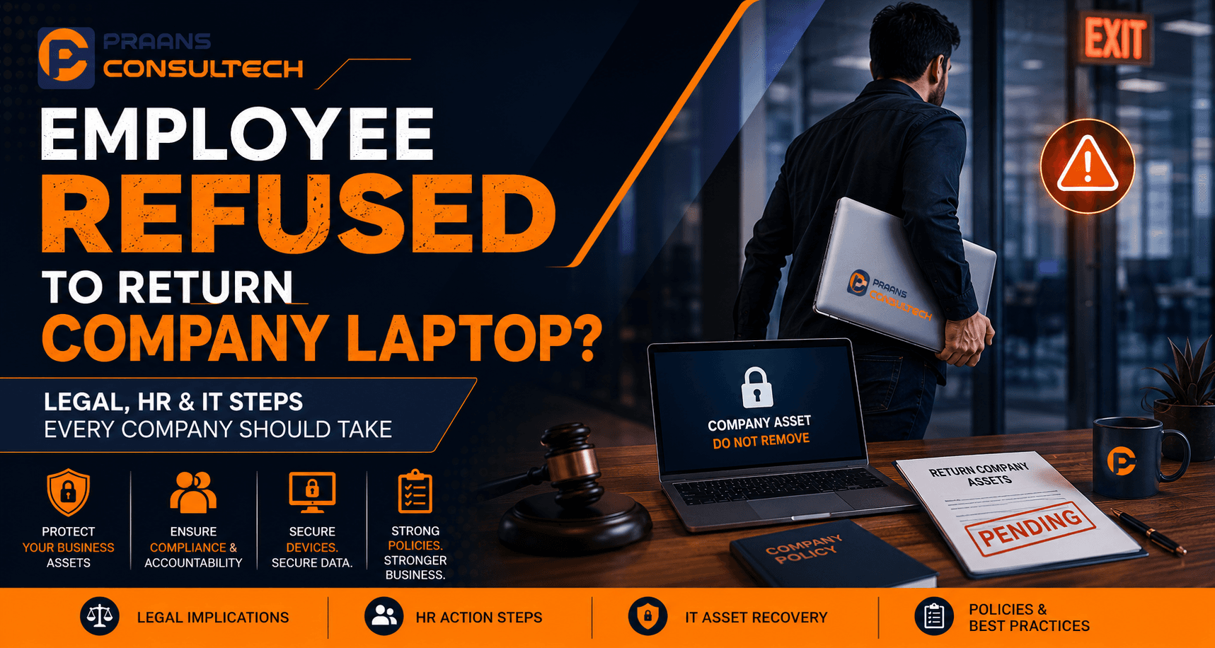 Employee Refused to Return Company Laptop – What Next?