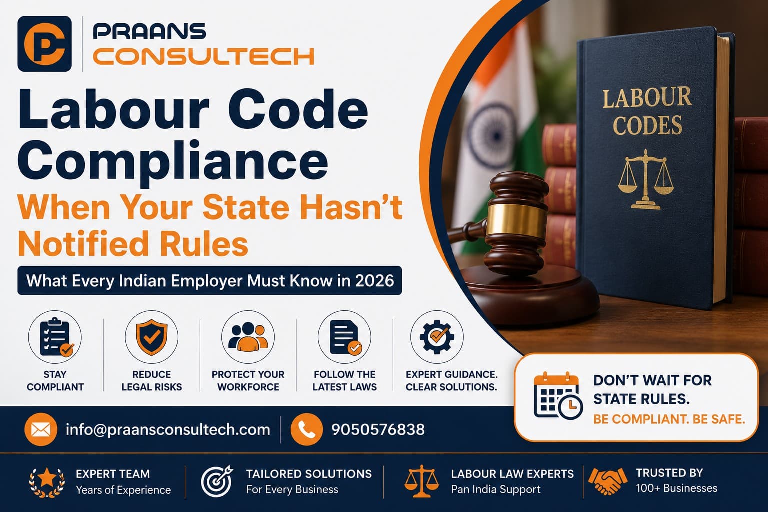 Labour Code Compliance When Your State Hasn't Notified Rules — What Every Indian Employer Must Know in 2026