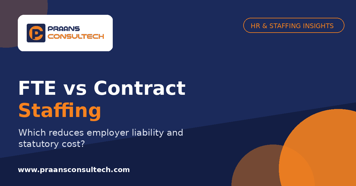 Fixed Term Employment (FTE) vs Contract Staffing: Which Reduces Employer Liability and Statutory Cost?