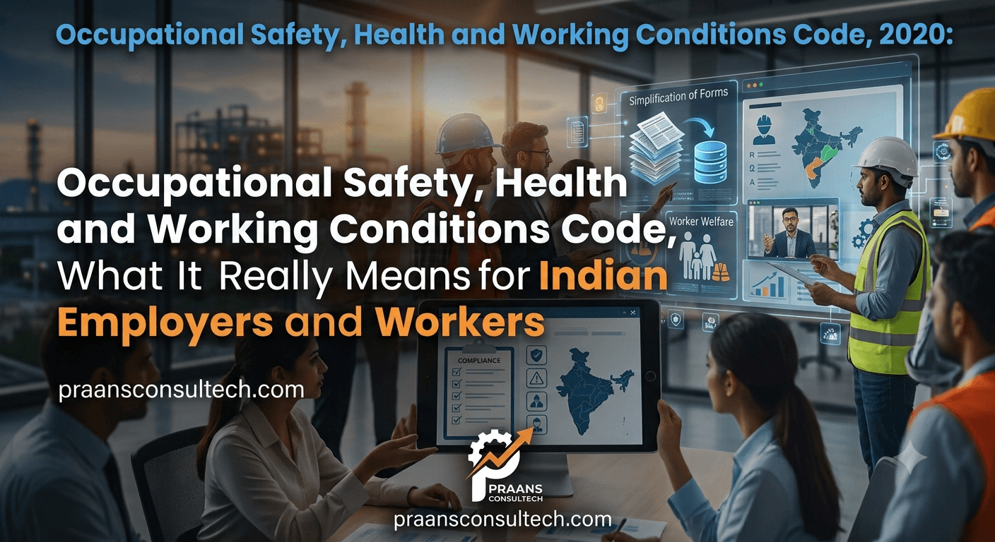 Occupational Safety, Health and Working Conditions Code, 2020: What It Really Means for Indian Employers and Workers